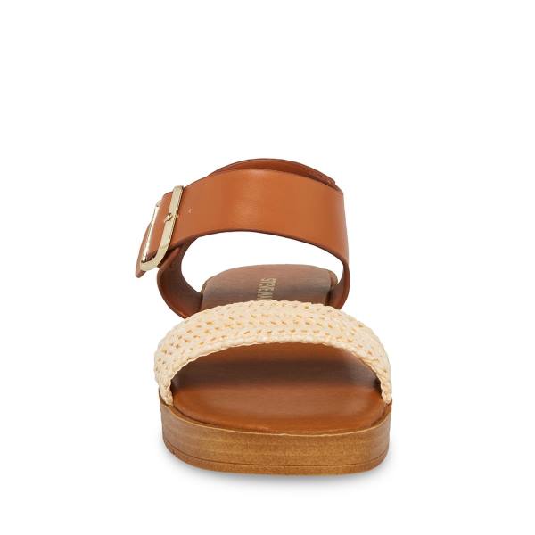 Steve Madden Jdestind Raffia Sandaler Barn Brune | SM-156DC