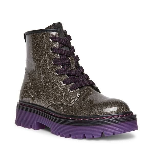 Steve Madden Jdynasti Pewter Ankelstøvletter Barn Blå Grå Multicolor | SM-210ZV