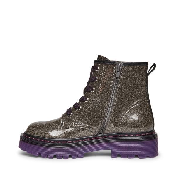 Steve Madden Jdynasti Pewter Ankelstøvletter Barn Blå Grå Multicolor | SM-210ZV