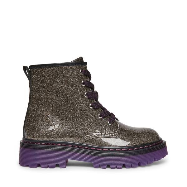 Steve Madden Jdynasti Pewter Ankelstøvletter Barn Blå Grå Multicolor | SM-210ZV