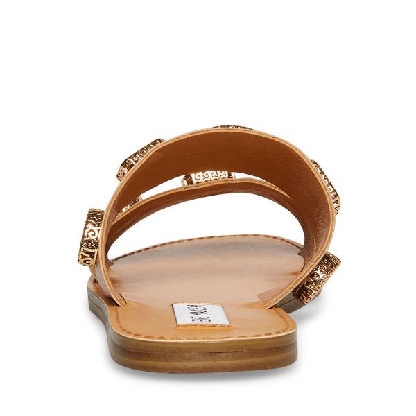 Steve Madden Jem Tan Sandaler Dame Brune Multicolor | SM-894DS