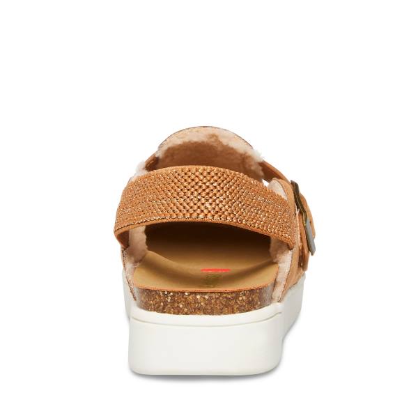 Steve Madden Jfade Tan Tøfler Barn Brune | SM-637KA