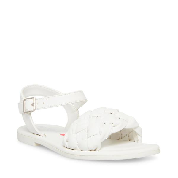 Steve Madden Jkarina Sandaler Barn Hvite | SM-410GL