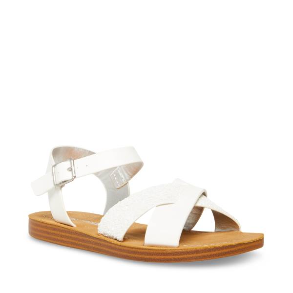 Steve Madden Jleague Sandaler Barn Hvite | SM-679QU