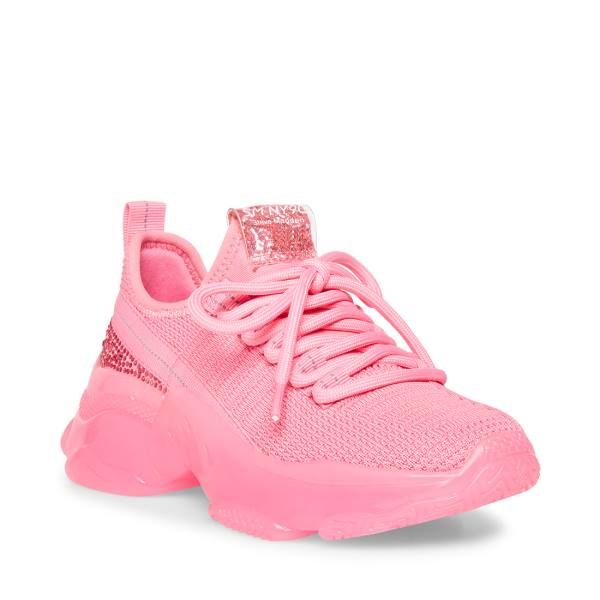 Steve Madden Jmaxima Neon Joggesko Barn Rosa | SM-349HC