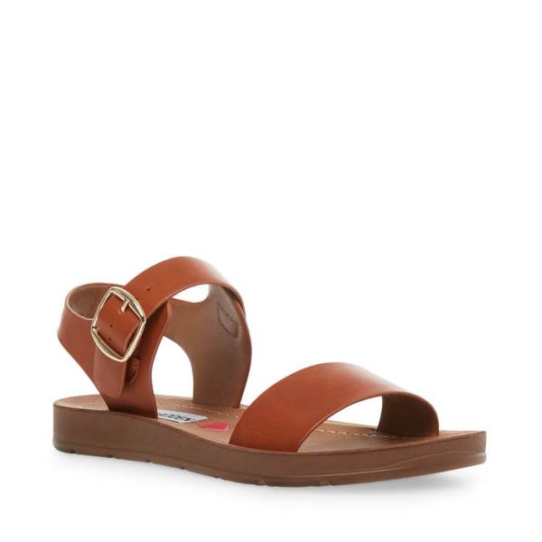 Steve Madden Jprobler Cognac Sandaler Barn Brune | SM-031XE