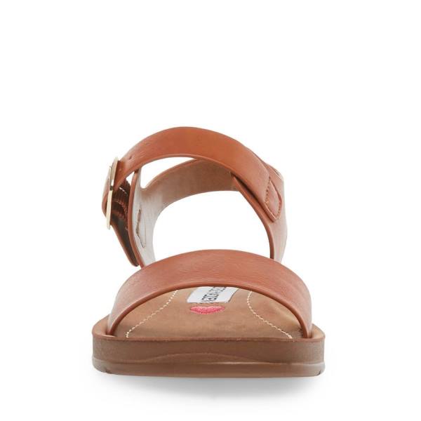 Steve Madden Jprobler Cognac Sandaler Barn Brune | SM-031XE