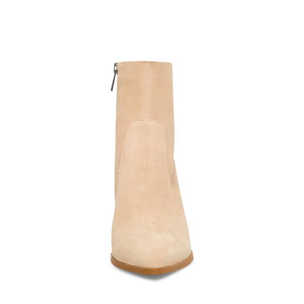 Steve Madden Julina Taupe Semsket Skinn Ankelstøvletter Dame Grå Brune | SM-321LY