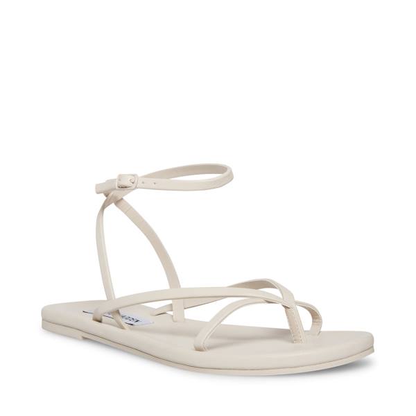 Steve Madden Juno Bone Sandaler Dame Beige | SM-486QS