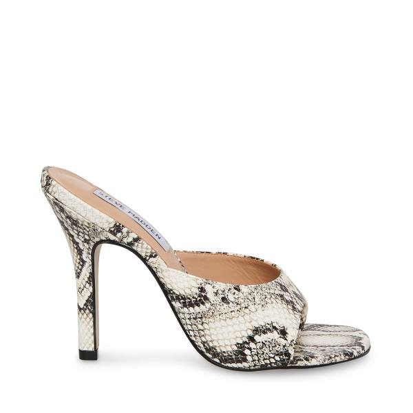 Steve Madden Karina Snake Heel Høye Hæler Dame Slangeprint | SM-361YA