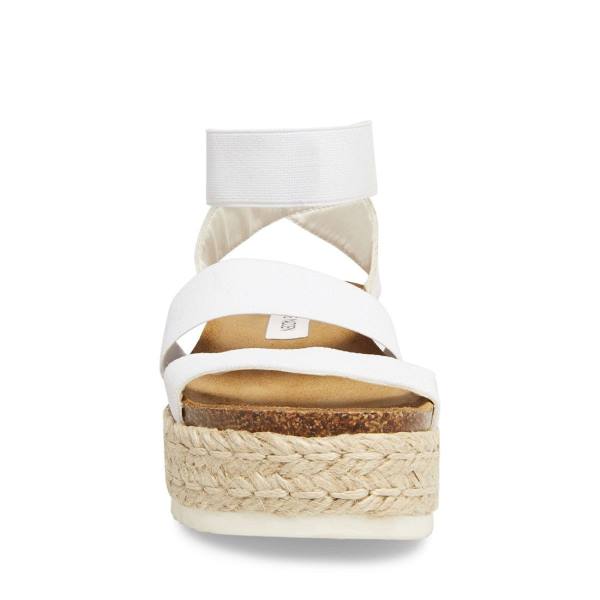 Steve Madden Kimmie Sandaler Dame Hvite | SM-950AJ