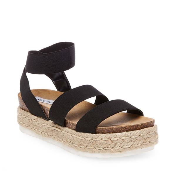 Steve Madden Kimmie Sandaler Dame Svarte | SM-513AY