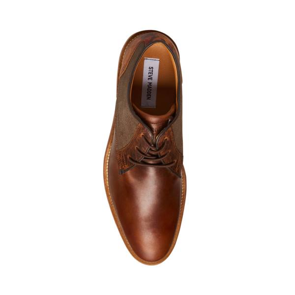 Steve Madden Lad Cognac Lær Pensko Herre Brune | SM-284FC