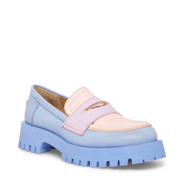 Steve Madden Lawrence Pastel Loafers Dame Multicolor | SM-106HW