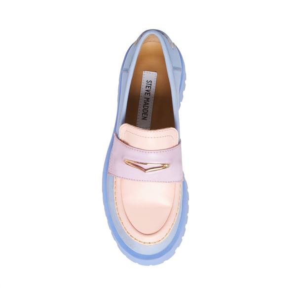 Steve Madden Lawrence Pastel Loafers Dame Multicolor | SM-106HW