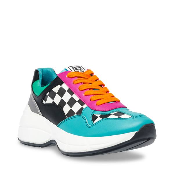 Steve Madden Leader Bright Joggesko Dame Lyse Multicolor | SM-104HG