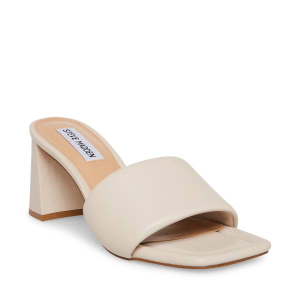 Steve Madden Lexie Bone Heel Høye Hæler Dame Beige | SM-451RW