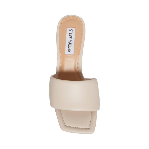 Steve Madden Lexie Bone Heel Høye Hæler Dame Beige | SM-451RW