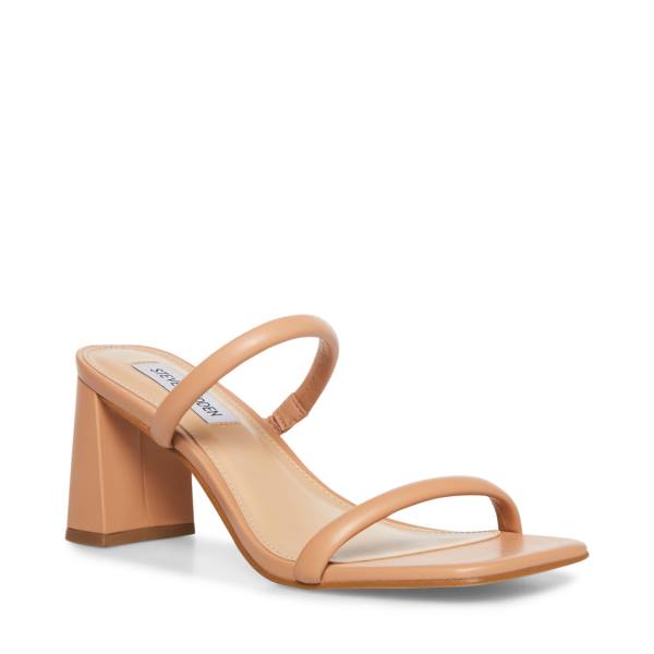 Steve Madden Lilah Tan Heel Høye Hæler Dame Brune | SM-805WG