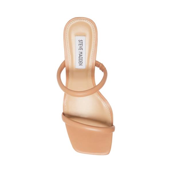 Steve Madden Lilah Tan Heel Høye Hæler Dame Brune | SM-805WG