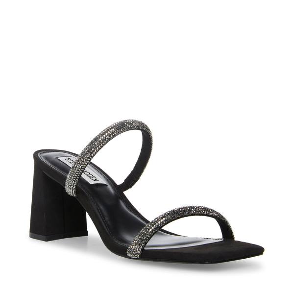 Steve Madden Lilah-r Heel Høye Hæler Dame Svarte | SM-653MQ