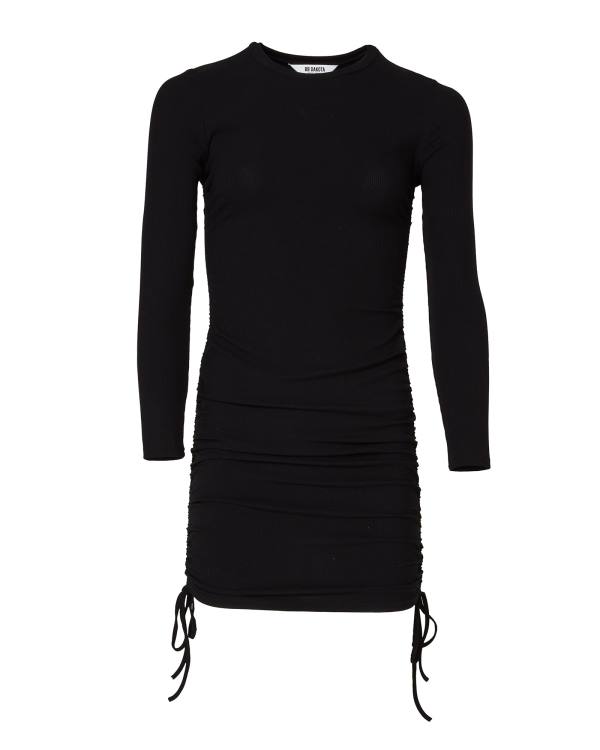 Steve Madden Long Sleeve Mini Kjoler Dame Svarte | SM-729FC