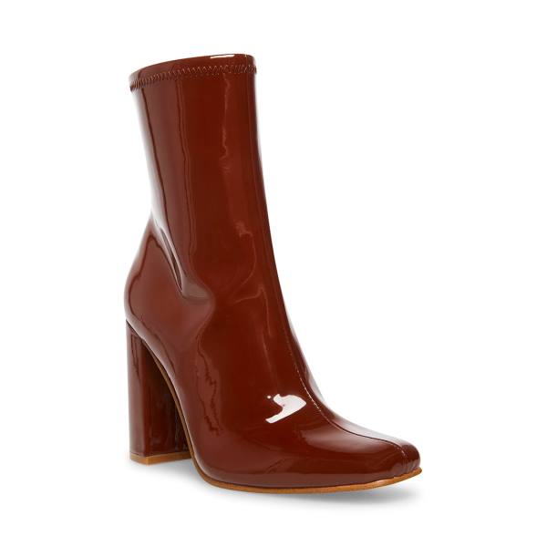 Steve Madden Lynden Cognac Ankelstøvletter Dame Mørke Brune | SM-258AU