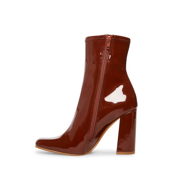 Steve Madden Lynden Cognac Ankelstøvletter Dame Mørke Brune | SM-258AU