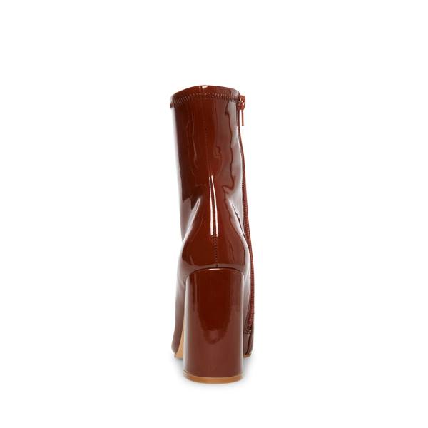 Steve Madden Lynden Cognac Ankelstøvletter Dame Mørke Brune | SM-258AU