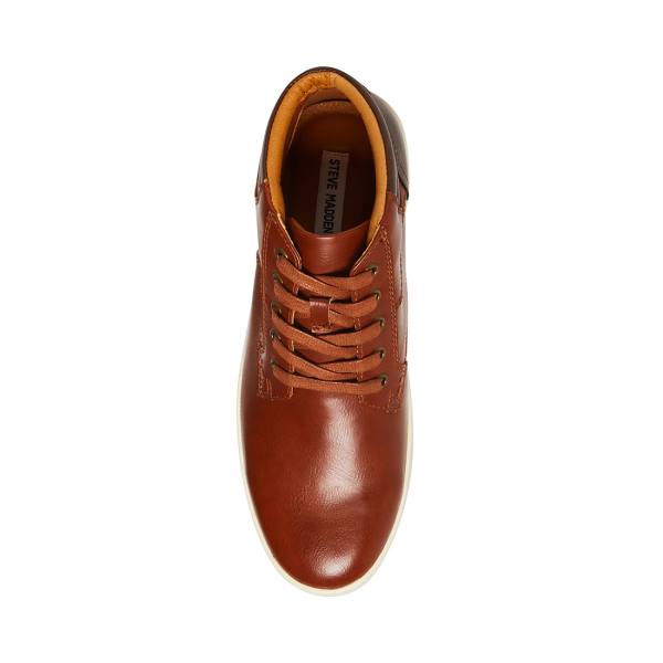 Steve Madden M-fray Cognac Joggesko Herre Brune | SM-078TK