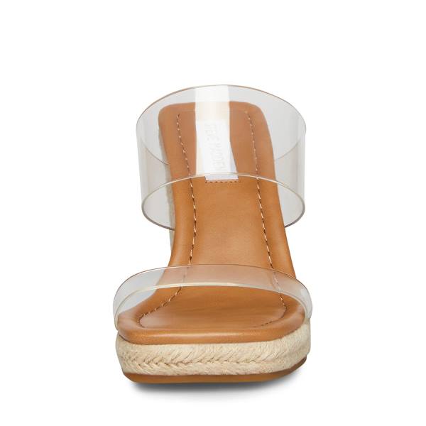 Steve Madden Mackie Sandaler Dame Clear | SM-794FS