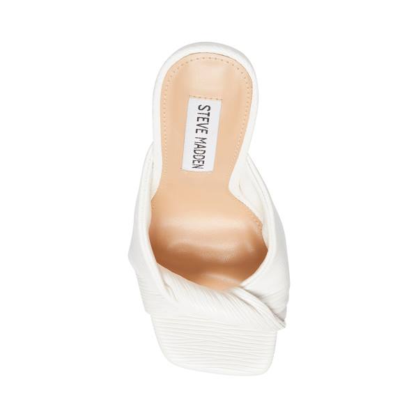 Steve Madden Majorie Heel Høye Hæler Dame Hvite | SM-596HB