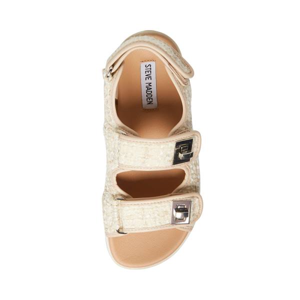 Steve Madden Margie Sandaler Dame Beige Multicolor | SM-168QI