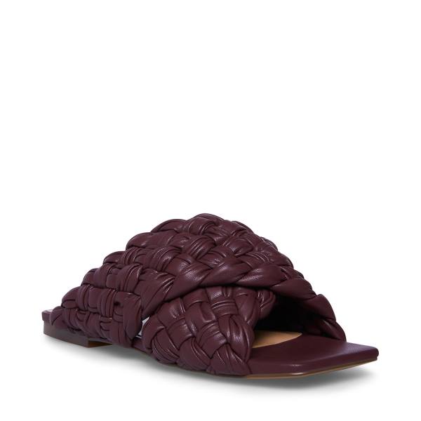 Steve Madden Marina Burgundy Sandaler Dame Burgunder | SM-548NM