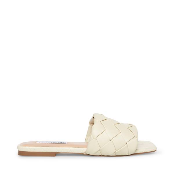 Steve Madden Martine Bone Sandaler Dame Beige | SM-371TO