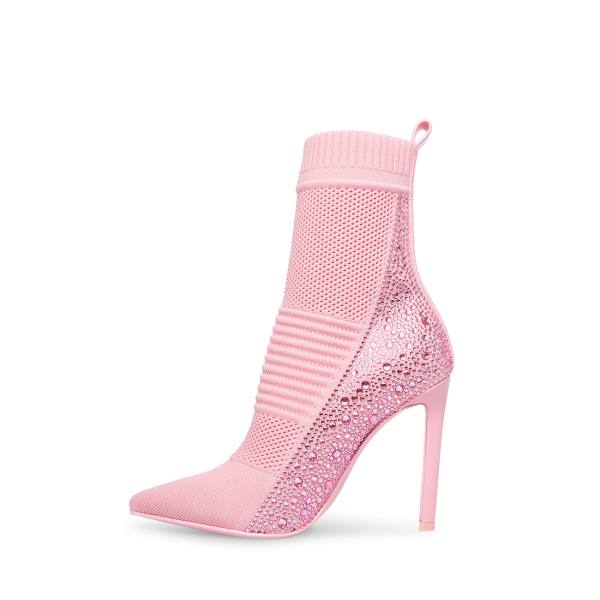 Steve Madden Maxwelle Ankelstøvletter Dame Rosa | SM-083DN