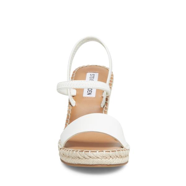 Steve Madden Mckenzie Sandaler Dame Hvite | SM-076ML