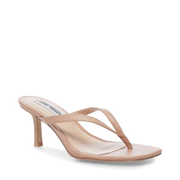 Steve Madden Melrose Tan Lær Heel Høye Hæler Dame Brune | SM-062FW