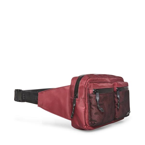 Steve Madden Mesh Fanny Pack Burgundy Håndveske Dame Burgunder | SM-201LN