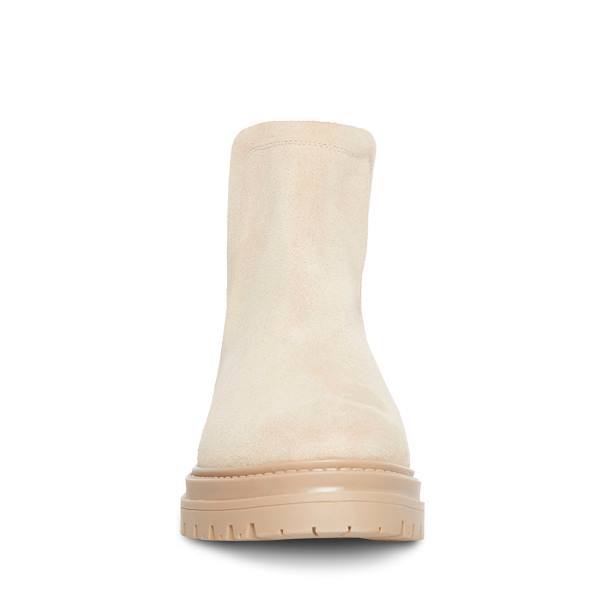 Steve Madden Moira Sand Semsket Skinn Ankelstøvletter Dame Brune | SM-039ME