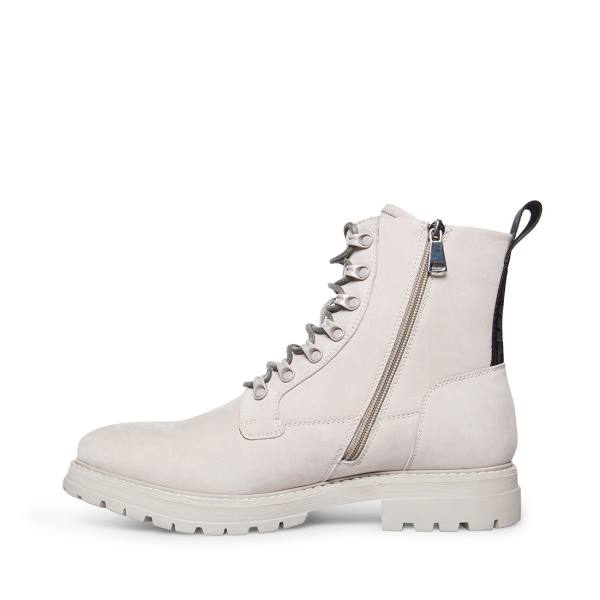 Steve Madden Motto Nubuck Ankelstøvletter Herre Grå | SM-481PF