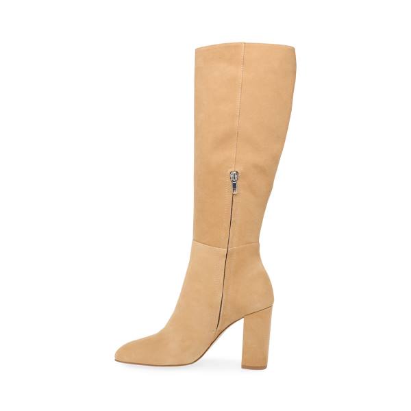 Steve Madden Ninny Camel Semsket Skinn Støvler Dame Brune | SM-843RC