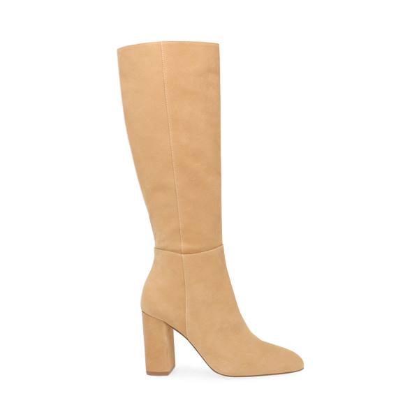 Steve Madden Ninny Camel Semsket Skinn Støvler Dame Brune | SM-843RC