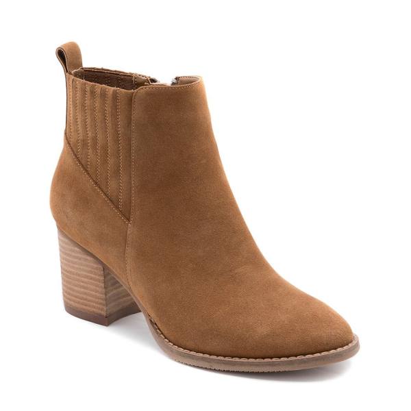 Steve Madden Noa Vanntette Camel Semsket Skinn Ankelstøvletter Dame Brune | SM-694OC