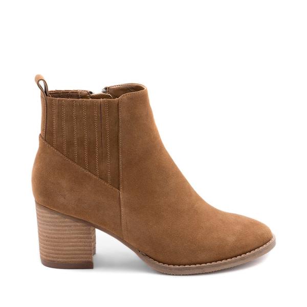 Steve Madden Noa Vanntette Camel Semsket Skinn Ankelstøvletter Dame Brune | SM-694OC