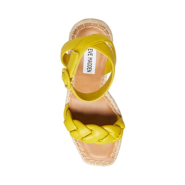 Steve Madden Novah Sandaler Dame Gul | SM-416CA