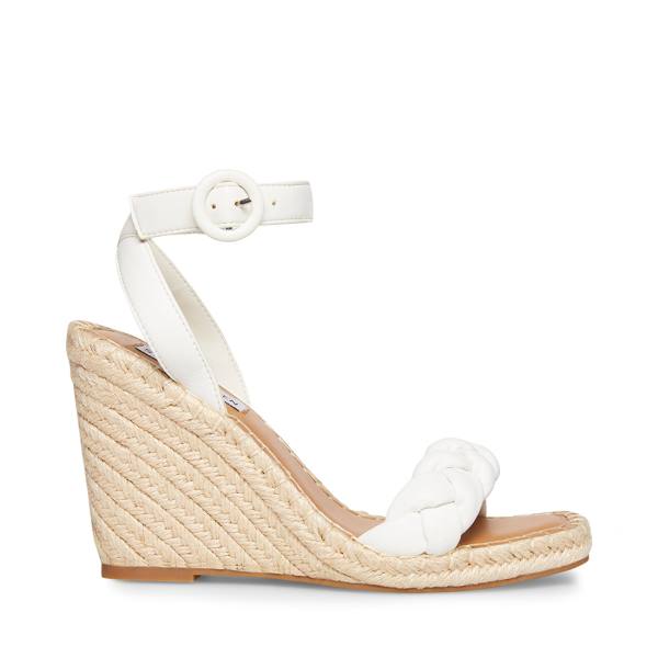 Steve Madden Novah Sandaler Dame Hvite | SM-245MA