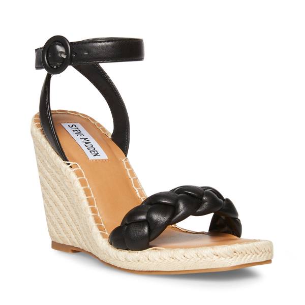 Steve Madden Novah Sandaler Dame Svarte | SM-401TD