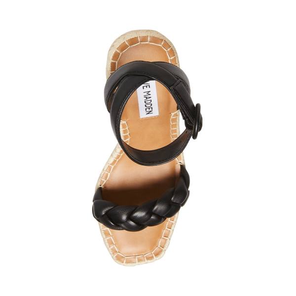 Steve Madden Novah Sandaler Dame Svarte | SM-401TD