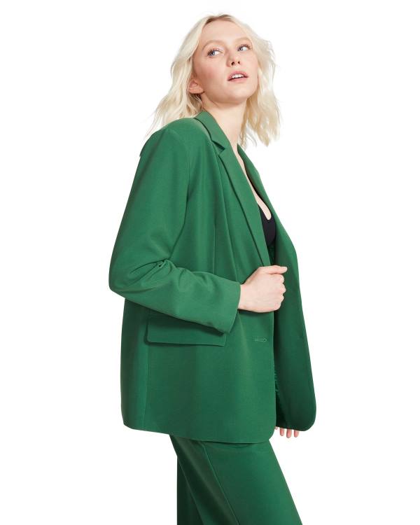 Steve Madden Oversized Blazer Jakke Dame Grønn | SM-539YT